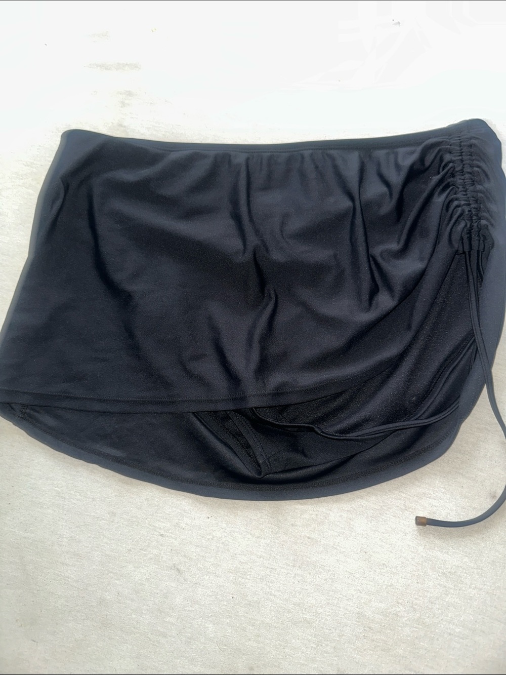 Womens Size XL Time & Tru Swim Skirt with Side Drawstring